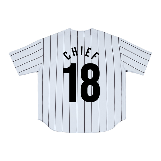 CHIEF Pinstripe Baseball Jersey
