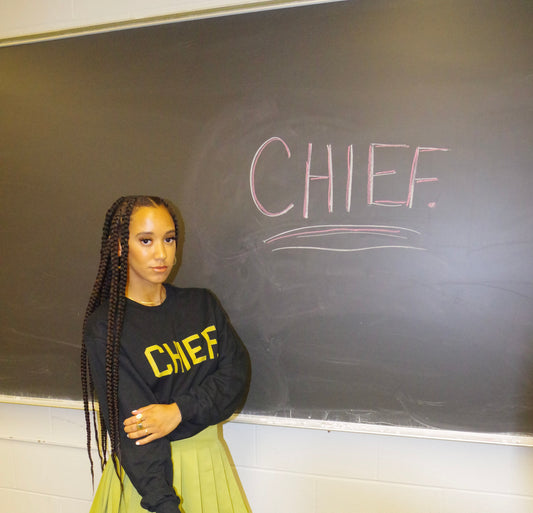 CHIEF University - Old Gold Crewneck Sweatshirt