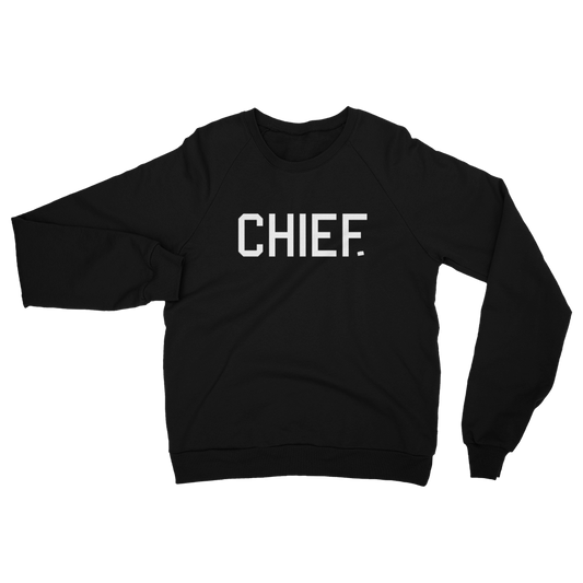 CHIEF University: Fleece Raglan Sweatshirt - CHIEF Merch