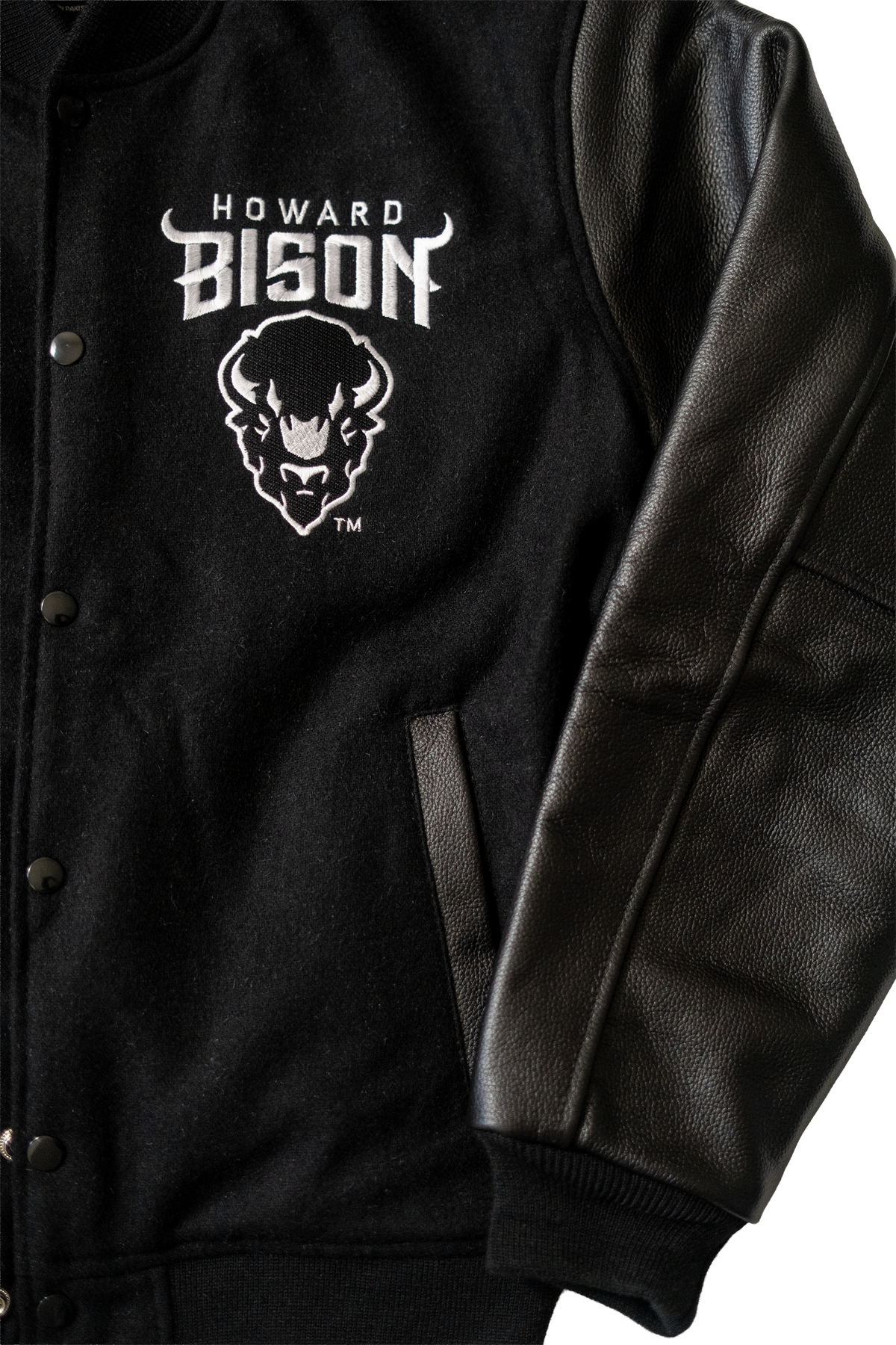 BISON Wool & Leather Varsity Jacket