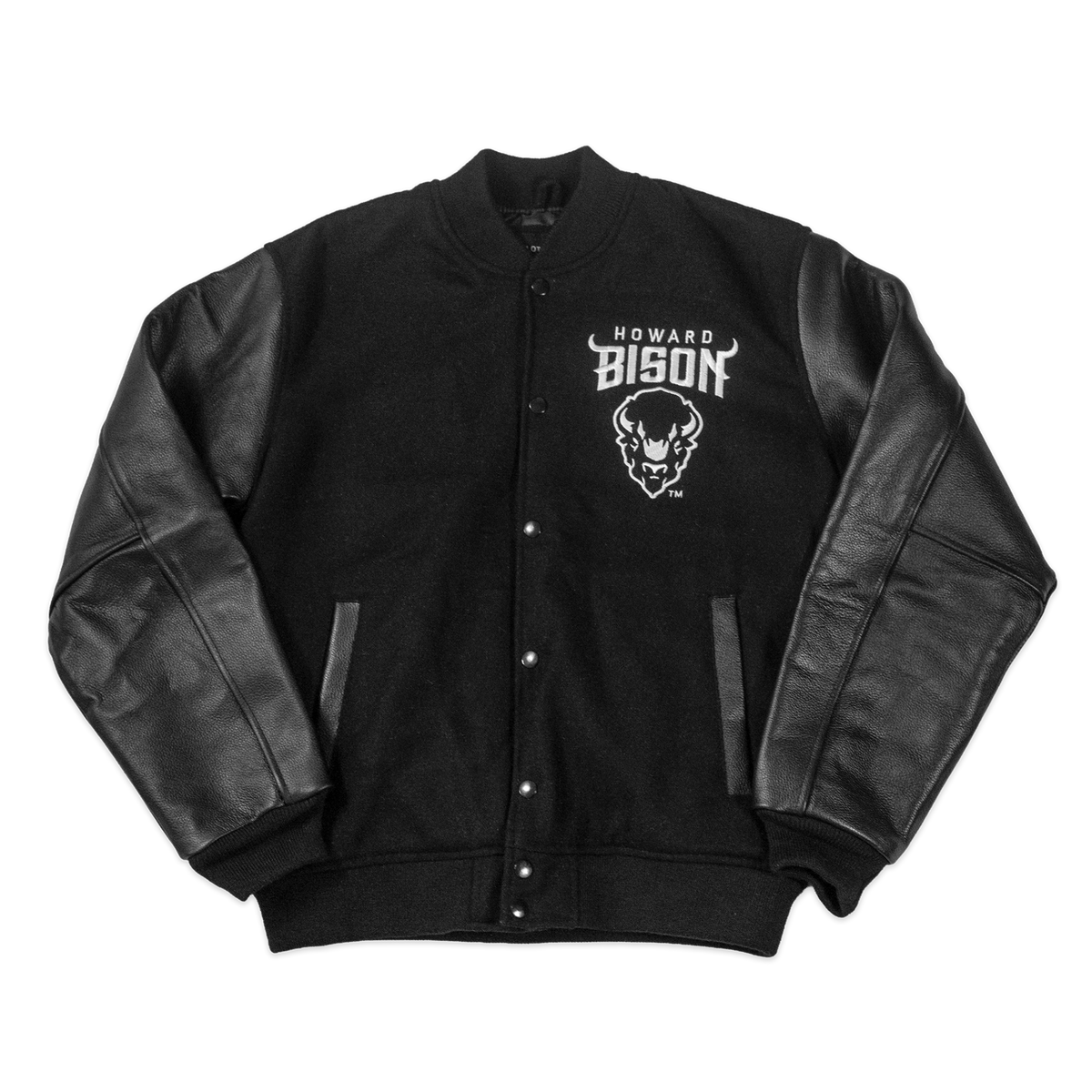 BISON Wool & Leather Varsity Jacket