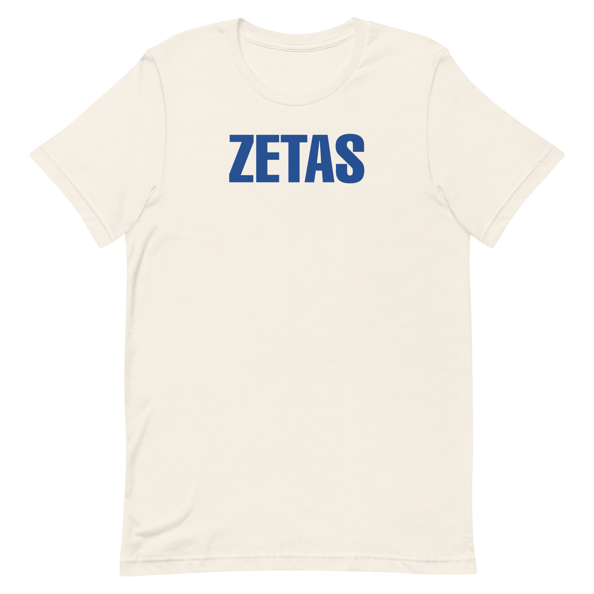 Zeta Phi Beta ZETAS design on vintage white premium cotton tee