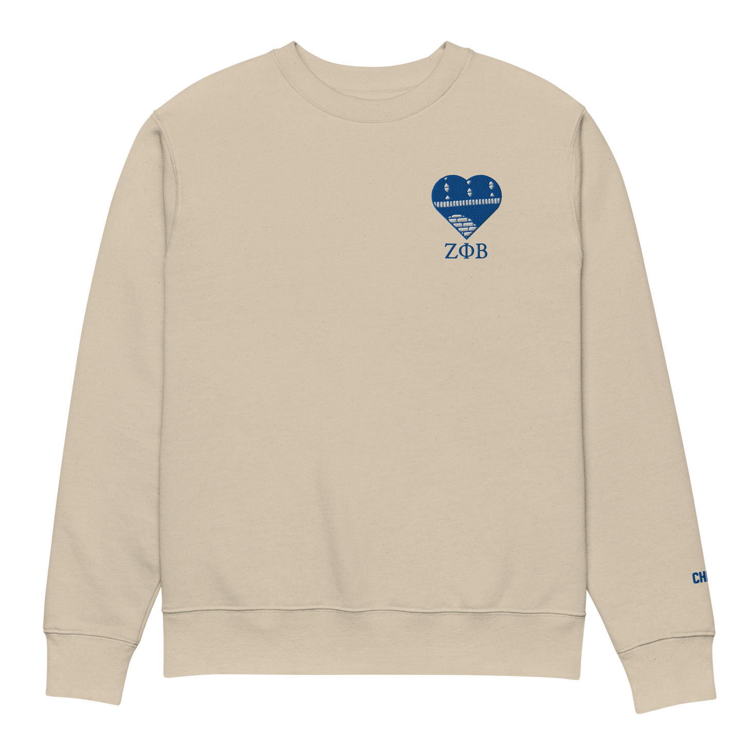 Zeta Ankara Heart Crewneck