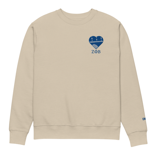 Zeta Ankara Heart Crewneck