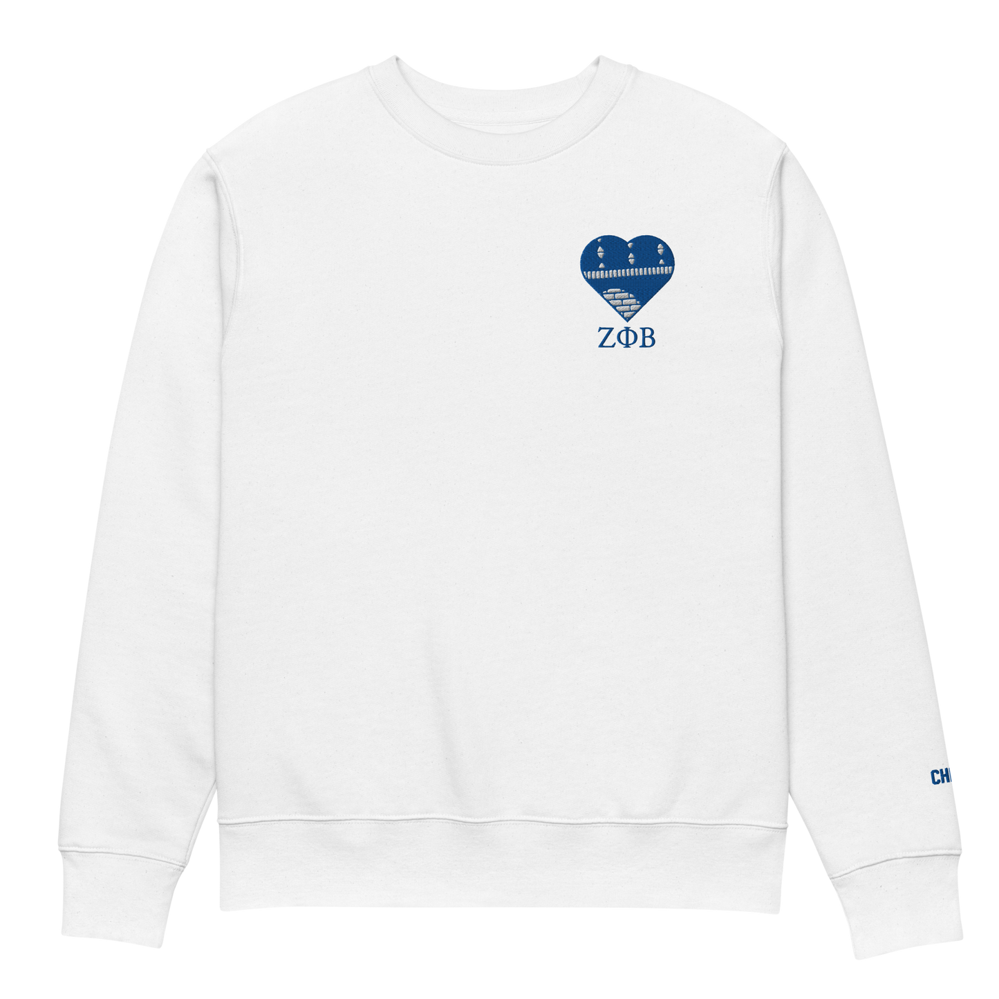 Zeta Ankara Heart Crewneck