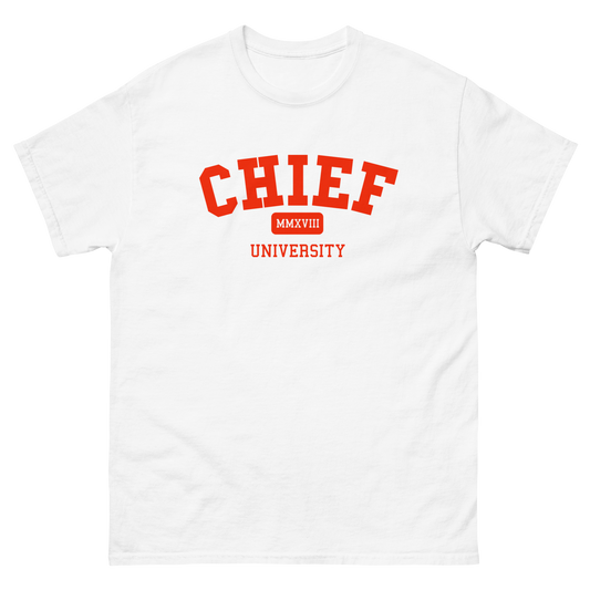 CHIEF University - Throwback Crimson Tee