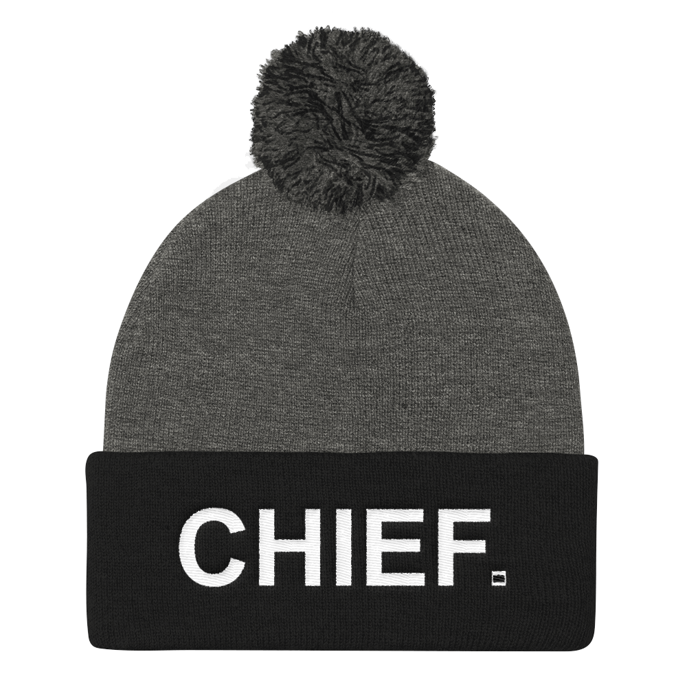 CHIEF Originals: Pom Knit Cap - CHIEF Merch
