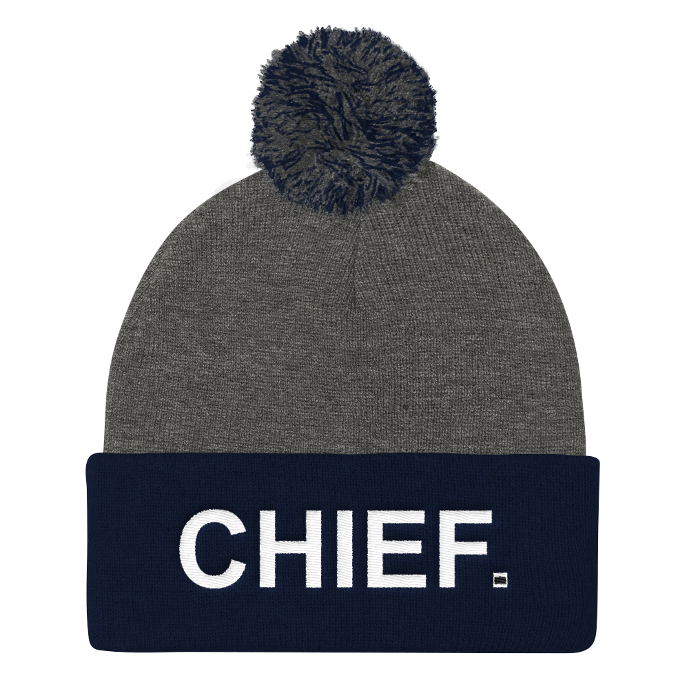 CHIEF Originals: Pom Knit Cap - CHIEF Merch