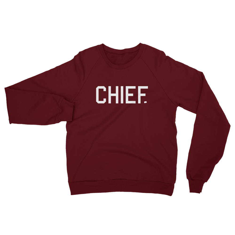 CHIEF University: Fleece Raglan Sweatshirt - CHIEF Merch
