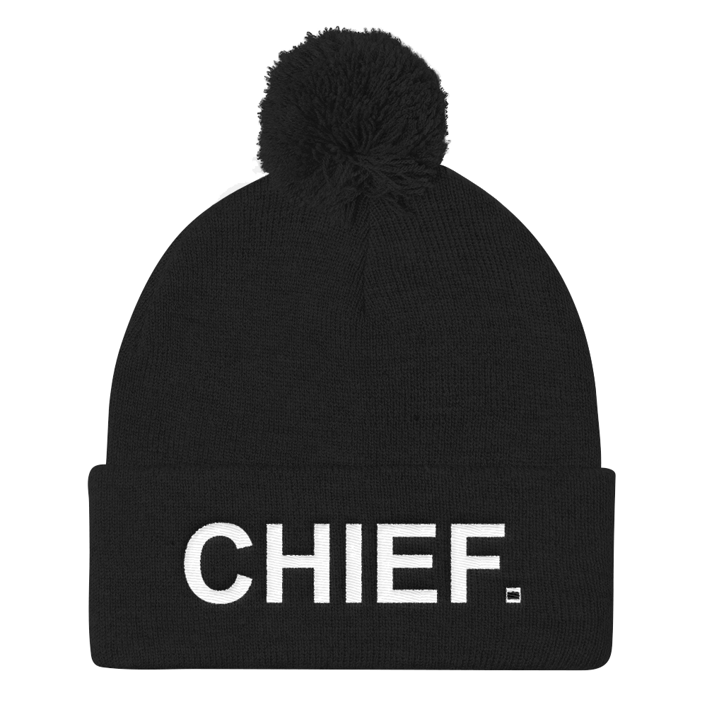 CHIEF Originals: Pom Knit Cap - CHIEF Merch