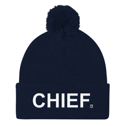 CHIEF Originals: Pom Knit Cap - CHIEF Merch